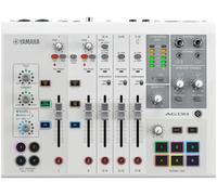 YAMAHA AG08 White Mixer Usb 8 Canali + Scherda Audio per Streaming Podcast Live