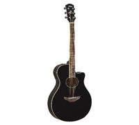 Yamaha APX600 BL Chitarra Acustica Elettrificata CutAway, Black, Nera