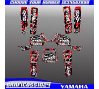 Yamaha Banshee 350 kit grafico completo decalcomanie adesivi atv 21mil