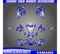Yamaha Blaster Yfs 200 Yfs200 Decalcomanie Grafiche adesivi kit completo...