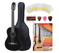 Yamaha C40BL Chitarra Classica Acustica Concerto Finitura Nera Con Custodia