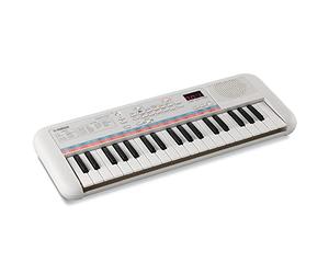 Yamaha Digital Keyboard Remie PSS-E30, Tastiera Digitale per Bambini Portatile e Leggera, Con 37 Mini Tasti e Funzioni di Apprendimento, Compatibile con le Cuffie Yamaha HPH, Bianco