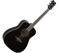 Yamaha FG-TA Black Chitarra Semiacustica Dreadnought