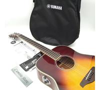 Yamaha FG-TA TransAcoustic Dreadnought Chitarra acustica FGTA Brown Sunburst ...