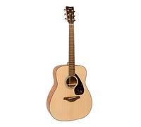 Yamaha FG800M - Chitarra Acustica 4/4 in Legno, Corpo Tradizionale Western con Suono Autentico, Adatta per Principianti, Colore Naturale Opaco, Buono per 2 Lezioni Online con Yamaha Music School
