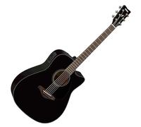 YAMAHA FGX800C BLACK02 Chitarra Elettrica Acustica, Nero