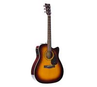 Yamaha FX370C Cutaway Chitarra Elettroacustica, Marrone Tabaco