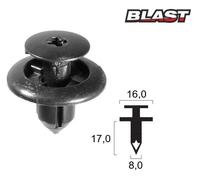 YAMAHA FZ1 NA 1000 RIVETTO IN PLASTICA 10PZ 2010 2011