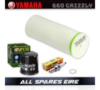 Yamaha Grizzly YFM 660cc Service Kit Inc Olio, Filtro Aria e Spina (2002-2006)