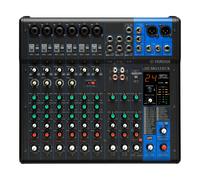 Yamaha MG12XUK Mixer Audio (Versione con Manopola) - Console di Mixaggio Compatta con 12 Canali d'Ingresso e Preamplificatori Microfonici D-PRE