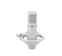 Yamaha Microfono a condensatore con supporto antiurto, filtro pop e adattatore per microfono, bianco YCM705 W