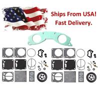 Yamaha Mikuni Doppio Carburatore Ricostruzione Kit Con Base Guarnizione