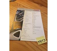 Yamaha MT-03 MT03 Moto Questionario Prospecto Brochure Pubblicità Catalogo Pub