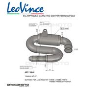 YAMAHA MT-07 ABS 2021-2024 Tubo Leovince RC 16040