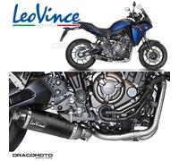 YAMAHA MT-07 ABS Tracer 7 2020-2024 Impianto completo Leovince Nero LV One Ev...