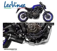 YAMAHA MT-07 ABS Tracer 7 2020 Impianto completo Leovince Nero LV One Evo Omo...