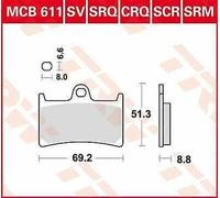 Yamaha MT-09 Sp ABS 2022 TRW Ceramica Pastiglie Freno MCB611