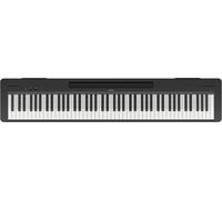 Yamaha P-145BT Digital Piano - Pianoforte Digitale Leggero e Portatile, con Tastiera Graded Hammer Compact, 88 Tasti Pesati e 10 Voci, Bluetooth - Nero