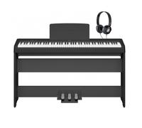 YAMAHA P145BT PIANO HOME BUNDLE PIANOFORTE MOBILE STAND L100 PEDALIERA LP5A LEGGIO E CUFFIA HPH50B