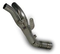 Yamaha R1 2012 12 Akrapovic Titanium De-Cat Eliminator Tubo di Scarico Y Pezzo