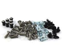 Yamaha R1 2015-2019 Completo Acciaio Inox carenatura parabrezza Bulloni Clip Kit