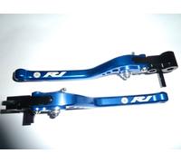 Yamaha R1 R1M R1S 2015-2024 Freno e Frizione lungo Nero Leva Set Road Gara Pista