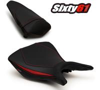 Yamaha R3 Sedile Cover 2015-2024 2025 Tec-Grip Sport Luimoto Ant Post Rosso Nero