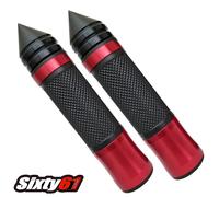Yamaha R6 manopole Nero Rosso 1998-2017 2018 2019 2020 Comfort Mano a Punte BAR