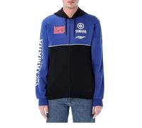 Yamaha Racing Fabio Quartararo Horizontal Cut FQ20 - Felpa con cappuccio, Nero , XL