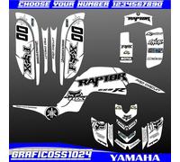 Yamaha Raptor 660 Full Graphics Decalcomanie Adesivi ATV Kit