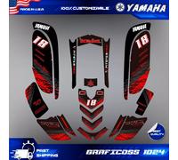 yamaha raptor 660 kit grafica decalcomanie adesivi atv wrap quad tutto...