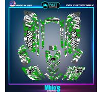 yamaha raptor 660 kit grafica decalcomanie adesivi atv wrap quad tutto...