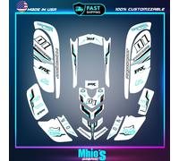 yamaha raptor 660 kit grafica decalcomanie adesivi atv wrap quad tutto...