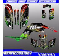 yamaha raptor 660 kit grafica decalcomanie adesivi atv wrap quad tutto...