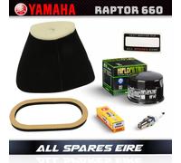 Yamaha Raptor YFM 660cc Basic Service Kit Inc spina filtro aria, olio...