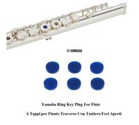 Yamaha Ring Key Plug Flute 6 Tappi per Flauto Traverso per Tastiera Fori Aperti