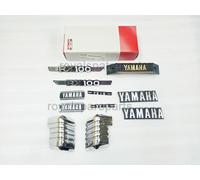 Yamaha RX100 Serbatoio & Laterale Cover 3D Cromo Emblema Logo Monogramma Kit