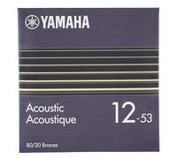 YAMAHA SA12 Corde per Chitarra Acustica - Light (012-053), 80/20 Bronze