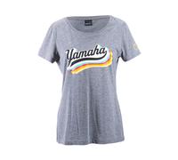 Yamaha Scooter T-Shirt Da Donna (Grigio) Taglia: L