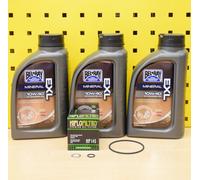 Yamaha Sr 400 500 3L Olio + Filtro Pastiglie Ray 10w40 Motore Cambio Set