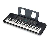 YAMAHA Tastiera portatile PSR-E273 - Tastiera per principianti con sensibilità a 61 battute, include un buono per 2 lezioni di musica online presso la Yamaha Music School, in nera