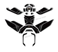 Yamaha Tracer 9 GT Kit Adesivi Para Serbatoio 2025 Tech Black 3D Gel