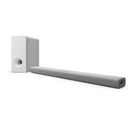 YAMAHA TRUE X BAR 50A Soundbar - Audio Surround Dolby Atmos, Alexa Integrata, Subwoofer Wireless, Clear Voice, HDMI eARC, Bluetooth, AirPlay 2, Spotify Connect - Grigio Chiaro