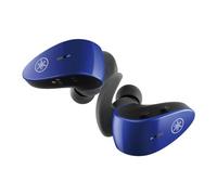 Yamaha TW-ES5A Auricolari sportivi wireless con Bluetooth 5.2, impermeabilità IPX7, vestibilità sicura, suono premium, Qualcomm CVC Clear Voice Capture, cura dell'ascolto e suono ambientale (blu)