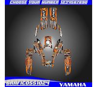 Yamaha Warrior 350 Decals Grafiche adesivi kit completo atv