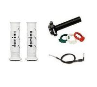 Yamaha XJR 1300 Domino XM2 Rapido Azione Acceleratore con Bianco/Nero Manopole