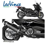 YAMAHA XP 530 T-Max ABS T-Max SX 2017-2019 Impianto completo Leovince Nero LV...