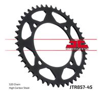 Yamaha XVS 125 2000-2004 JT Nero Zincato Corona 45T 520 JTR857.45ZBK