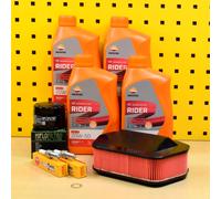 Yamaha XVS 1300 07-10 Kit di Servizio Filtro Olio Aria Candele Repsol 20W50