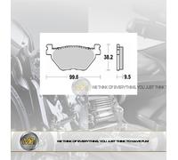 YAMAHA XVS CU CUSTOM 1300 DAL 2014 AL 2016 COPPIA PASTIGLIE FRENO POSTERIORI BRA